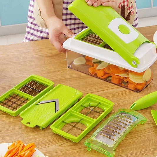 Multifunctional 12 in 1 nicer dicer chopper and drain basket (29000+Buy ⭐️⭐️⭐️⭐️⭐️)
